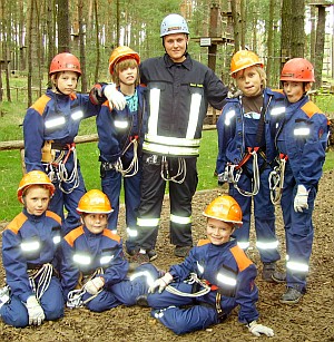 Jugendfeuerwehr Gruppenfoto